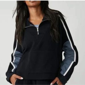Free People FP MOVEMENT Arena Pullover Black Combo